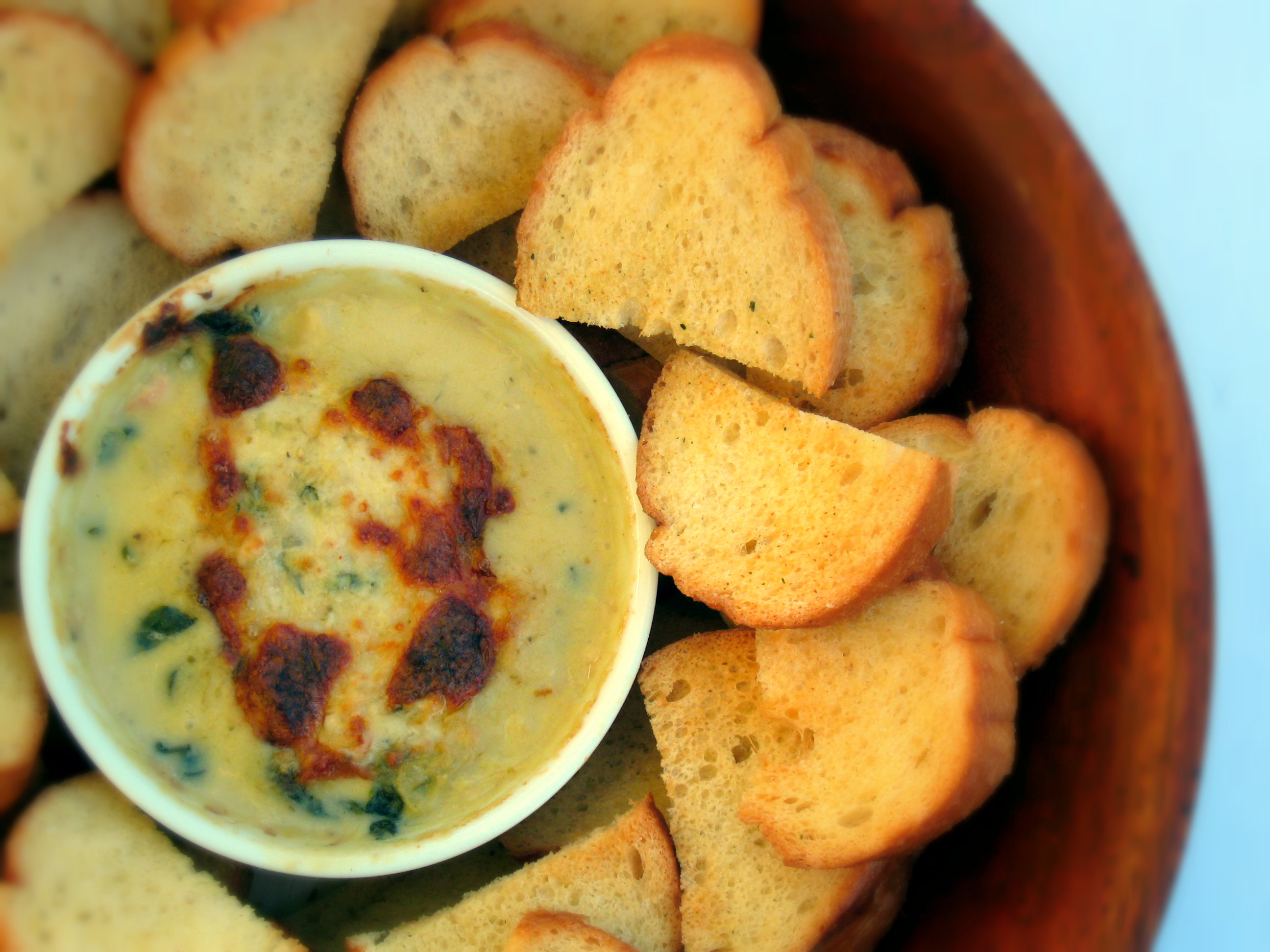 Spinach Dip with  artichoke